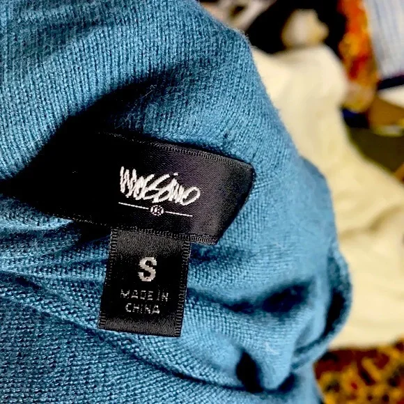 Teal Turtleneck long sleeve Top size small - Picture 5 of 14